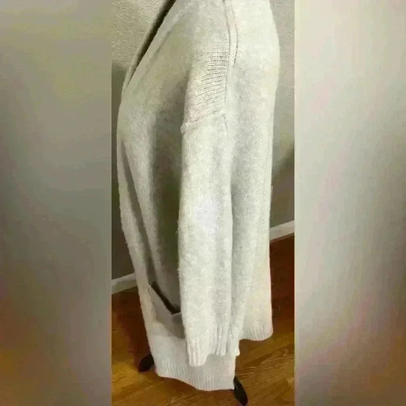 Calvin Klein Jeans Longline Open Front Knit Cardigan Size S Fits Like a Large. - Picture 4 of 6